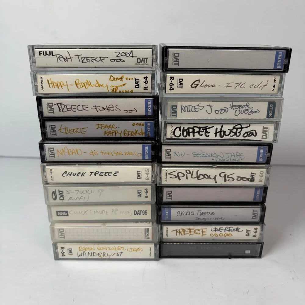Lot of 20 Used Digital Audio Tapes DAT Maxell Ampex TDK Fuji R-45 R-60 R-64 120